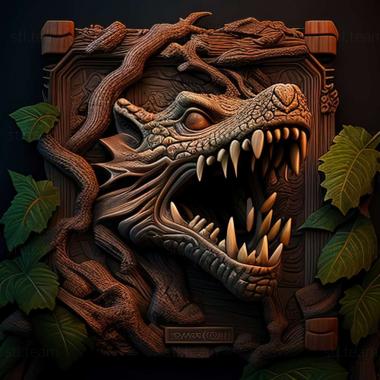 3D модель Игра Крокодиловая легенда о гоббосах (STL)